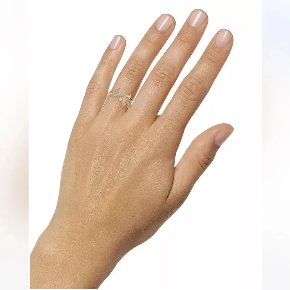 Star Gold Crystal Ring